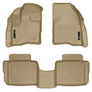 Husky Liners Weatherbeater - Front & 2nd Seat Floor Liners - 2010-2019 Ford Taurus - Part 98703