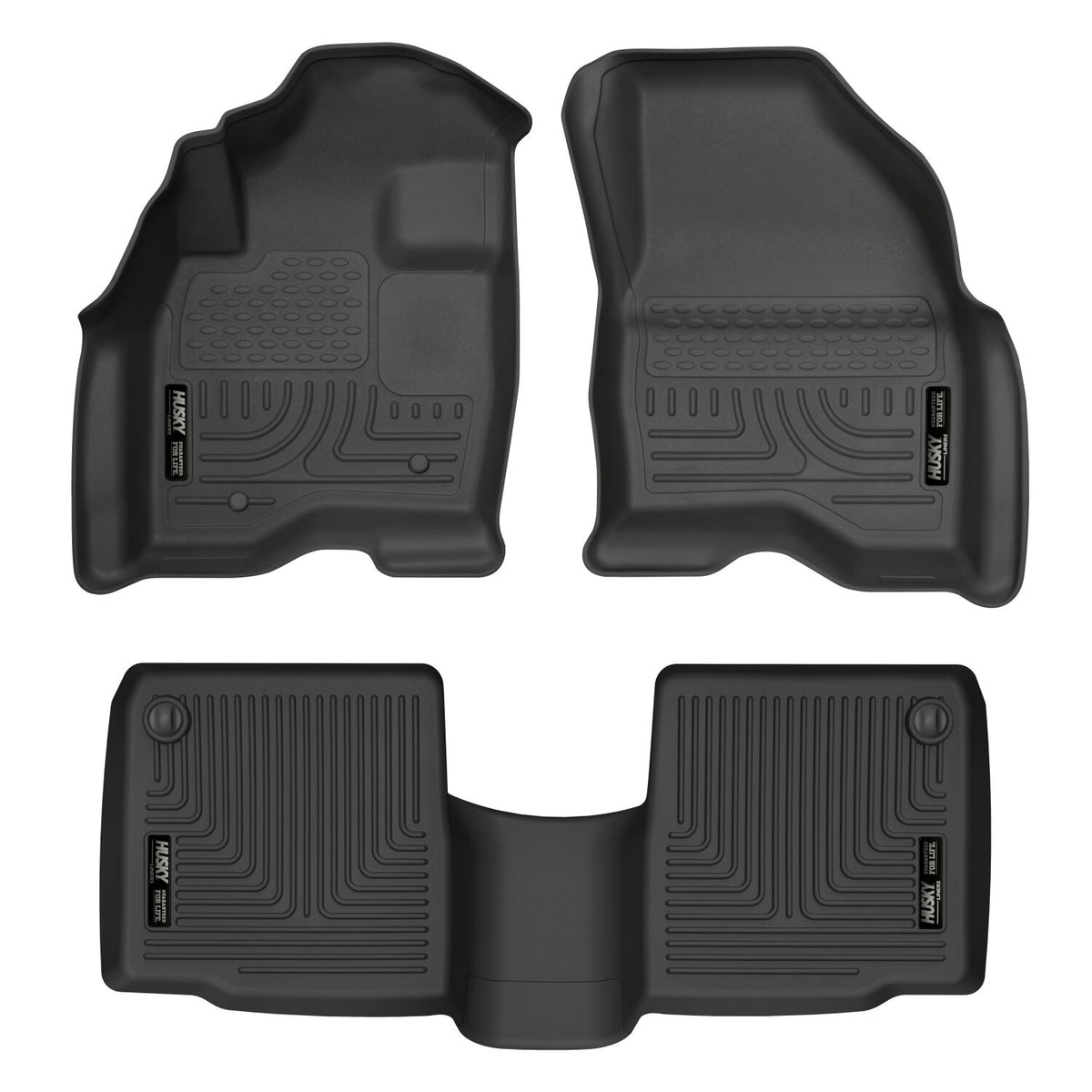 Husky Liners Weatherbeater - Front & 2nd Seat Floor Liners - 2011-2014 Ford Explorer - Part 98761