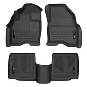 Husky Liners Weatherbeater - Front & 2nd Seat Floor Liners - 2011-2014 Ford Explorer - Part 98761