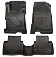 Husky Liners Weatherbeater - Front & 2nd Seat Floor Liners - 2011-2013 Kia Sorento - Part 98811
