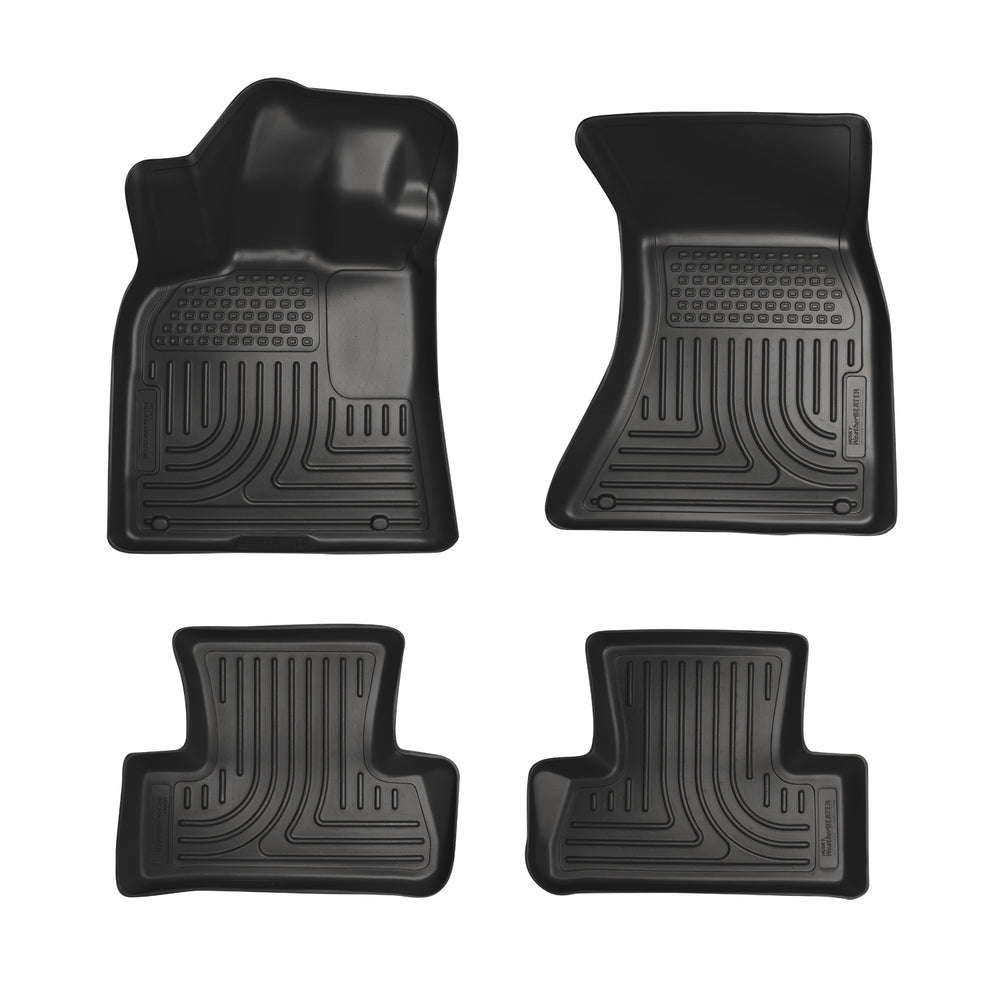 Husky Liners Weatherbeater - Front & 2nd Seat Floor Liners - 2010-2015 Mercedes-Benz GLK350 / 2013-2015 Mercedes-Benz GLK250 - Part 98821