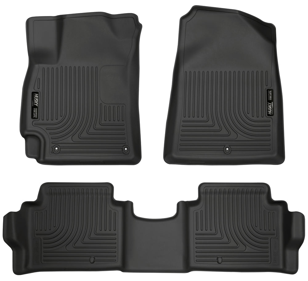 Husky Liners Weatherbeater - Front & 2nd Seat Floor Liners - 2017-2020 Hyundai Elantra - Part 98871