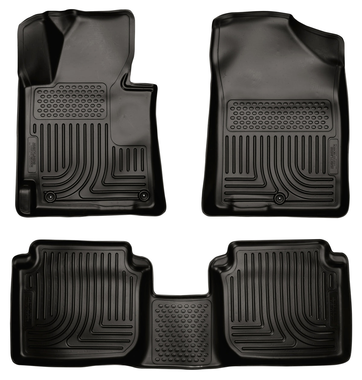Husky Liners Weatherbeater - Front & 2nd Seat Floor Liners - 2011-2013 Hyundai Elantra / 2013 Hyundai Elantra Coupe - Part 98891