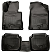 Husky Liners Weatherbeater - Front & 2nd Seat Floor Liners - 2011-2013 Hyundai Elantra / 2013 Hyundai Elantra Coupe - Part 98891
