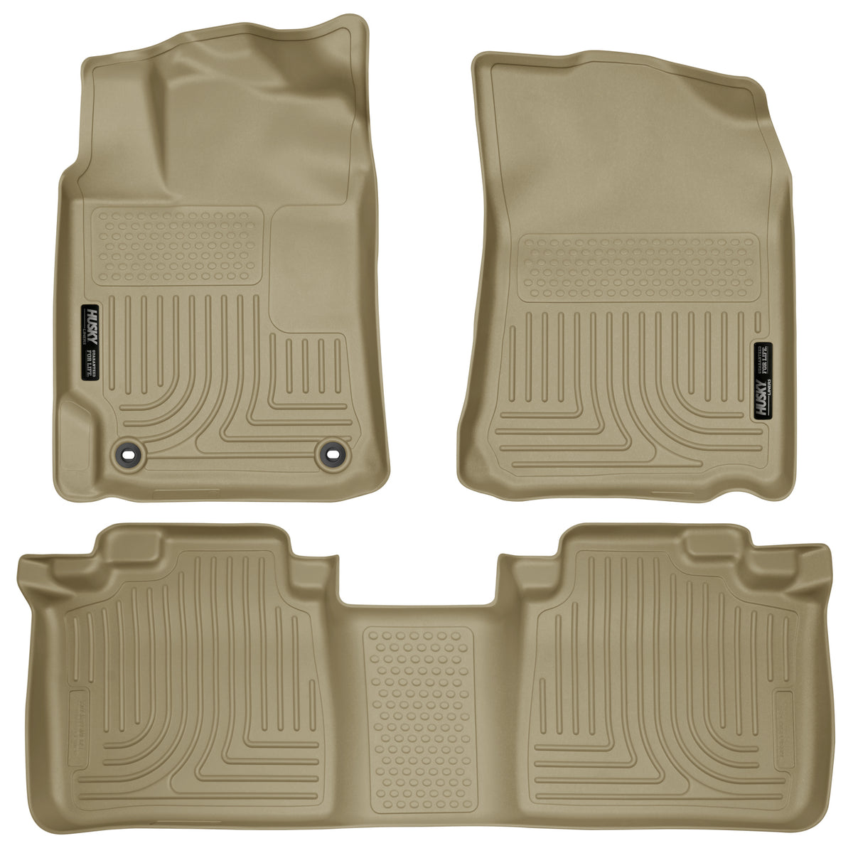 Husky Liners Weatherbeater - Front & 2nd Seat Floor Liners - 2012-2017 Toyota Camry - Part 98903