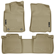 Husky Liners Weatherbeater - Front & 2nd Seat Floor Liners - 2012-2017 Toyota Camry - Part 98903