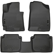 Husky Liners Weatherbeater - Front & 2nd Seat Floor Liners - 2014-2016 Hyundai Elantra - Part 98941