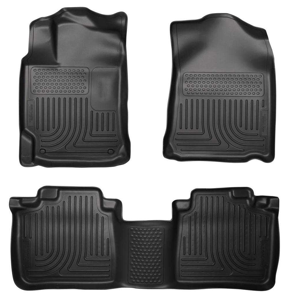 Husky Liners Weatherbeater - Front & 2nd Seat Floor Liners - 2013-2015 Lexus ES300h / 2013-2015 Lexus ES350 - Part 98961