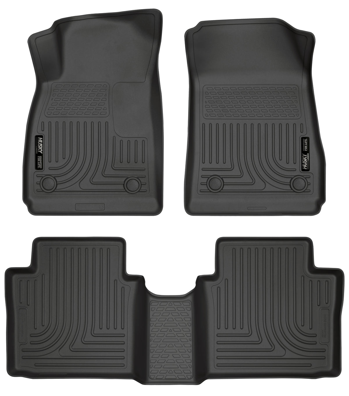 Husky Liners Weatherbeater - Front & 2nd Seat Floor Liners - 2014-2020 Chevrolet Impala - Part 99101