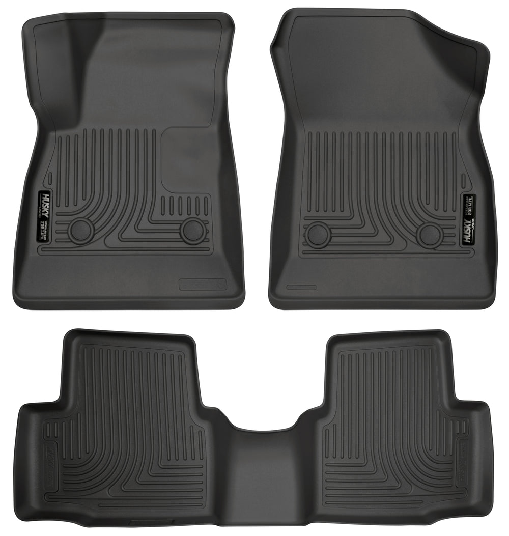 Husky Liners Weatherbeater - Front & 2nd Seat Floor Liners - 2016-2019 Chevrolet Cruze - Part 99161