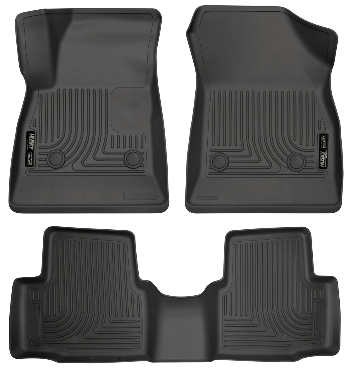 Husky Liners Weatherbeater - Front & 2nd Seat Floor Liners - 2016-2019 Chevrolet Cruze - Part 99161