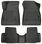 Husky Liners Weatherbeater - Front & 2nd Seat Floor Liners - 2016-2019 Chevrolet Cruze - Part 99161