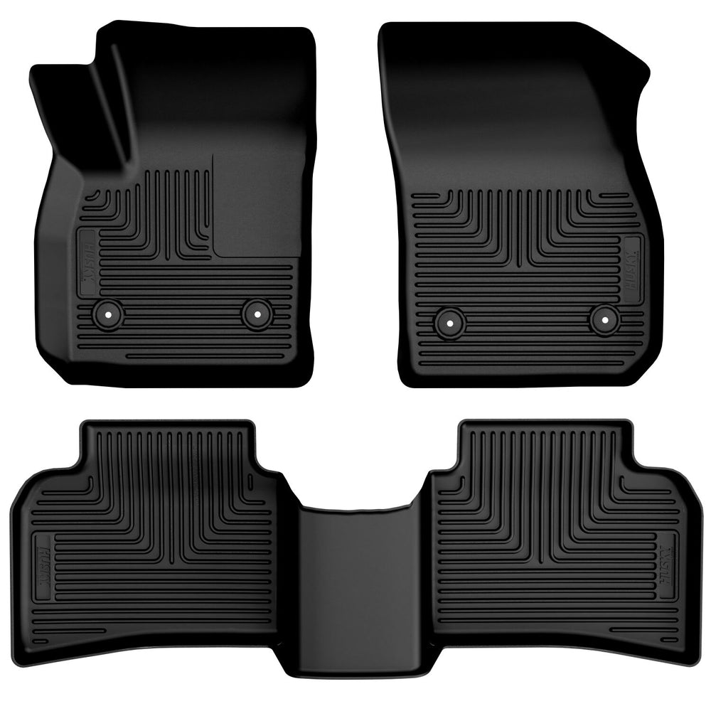 Husky Liners Weatherbeater - Front & 2nd Seat Floor Liners - 2019-2023 Cadillac XT4 - Part 99271