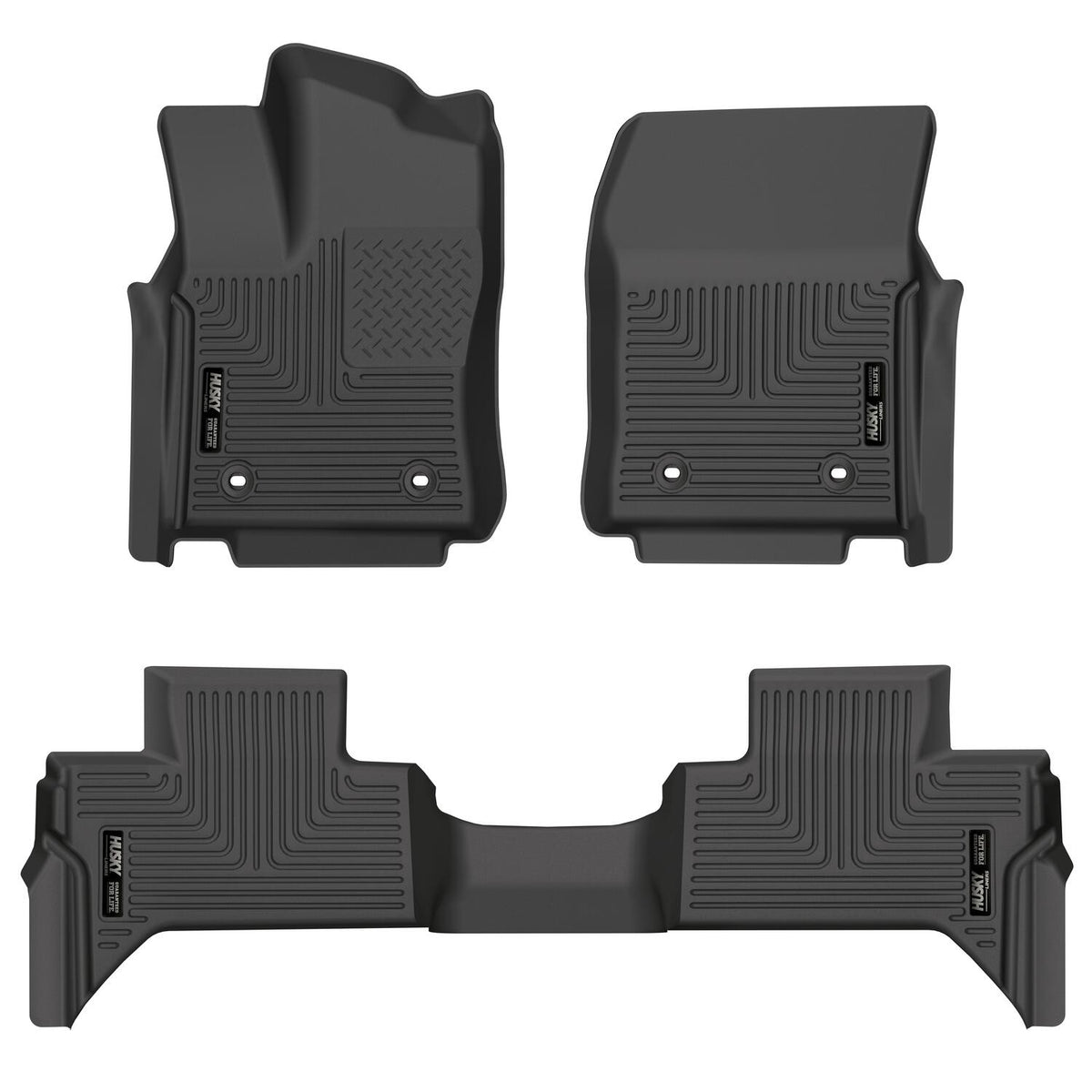 Husky Liners Weatherbeater - Front & 2nd Seat Floor Liners - 2022-2026 Toyota Tundra - Part 99471