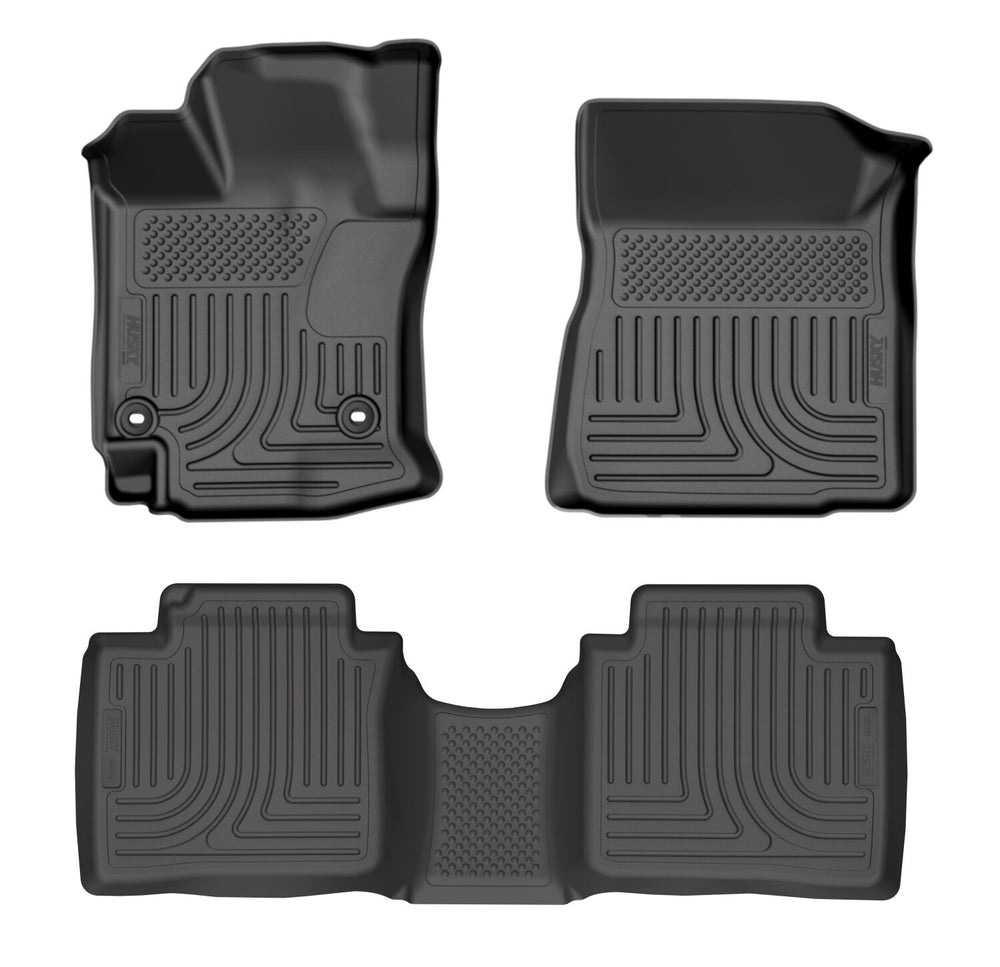 Husky Liners Weatherbeater - Front & 2nd Seat Floor Liners - 2012-2014 Toyota Venza - Part 99541
