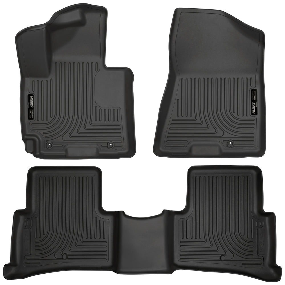 Husky Liners Weatherbeater - Front & 2nd Seat Floor Liners - 2016-2018 Hyundai Tucson - Part 99681
