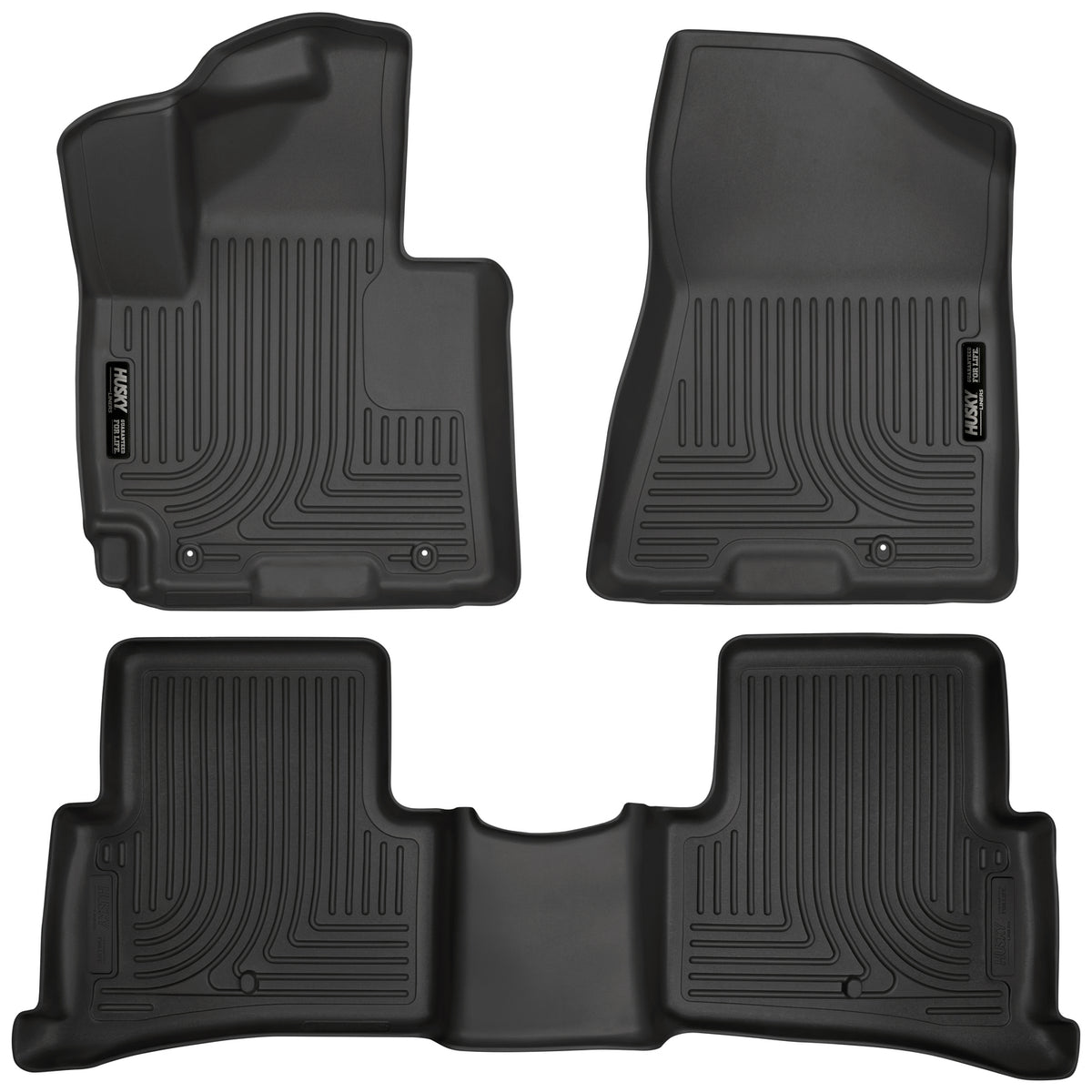 Husky Liners Weatherbeater - Front & 2nd Seat Floor Liners - 2016-2018 Hyundai Tucson - Part 99681