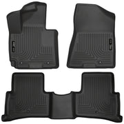 Husky Liners Weatherbeater - Front & 2nd Seat Floor Liners - 2016-2018 Hyundai Tucson - Part 99681