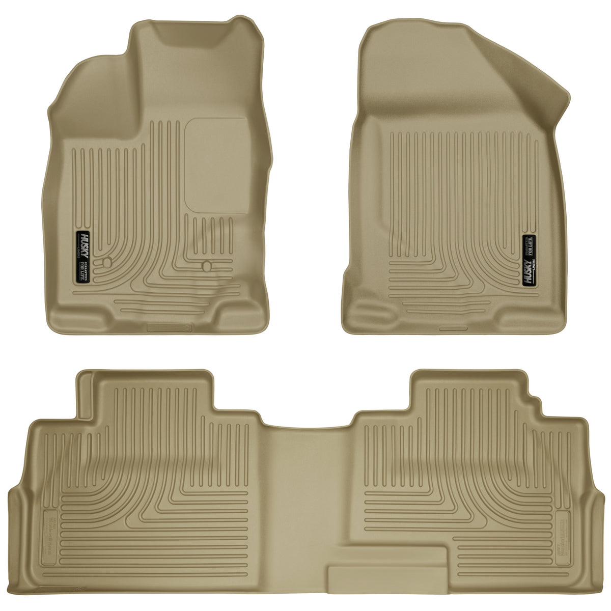 Husky Liners Weatherbeater - Front & 2nd Seat Floor Liners - 2007-2014 Ford Edge / 2007-2015 Lincoln MKX - Part 99763