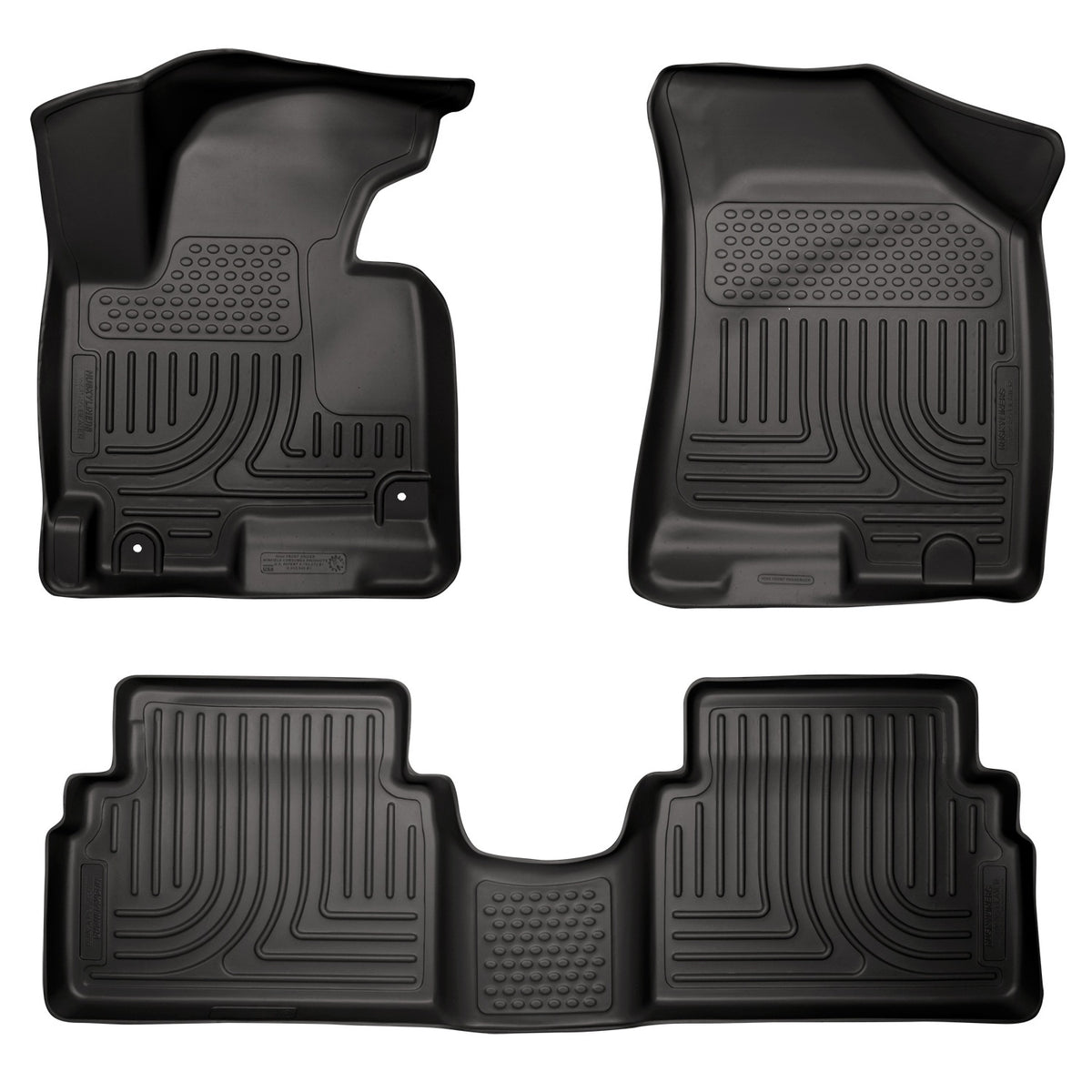 Husky Liners Weatherbeater - Front & 2nd Seat Floor Liners - 2014-2016 Kia Sportage - Part 99821