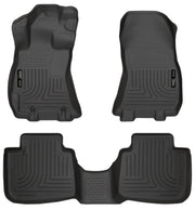 Husky Liners Weatherbeater - Front & 2nd Seat Floor Liners - 2013-2014 Subaru Legacy / 2013-2014 Subaru Outback - Part 99841