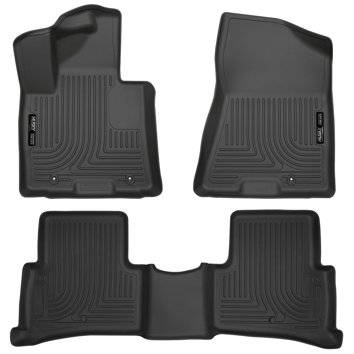 Husky Liners Weatherbeater - Front & 2nd Seat Floor Liners - 2017-2022 Kia Sportage / 2019-2021 Hyundai Tucson - Part 99891