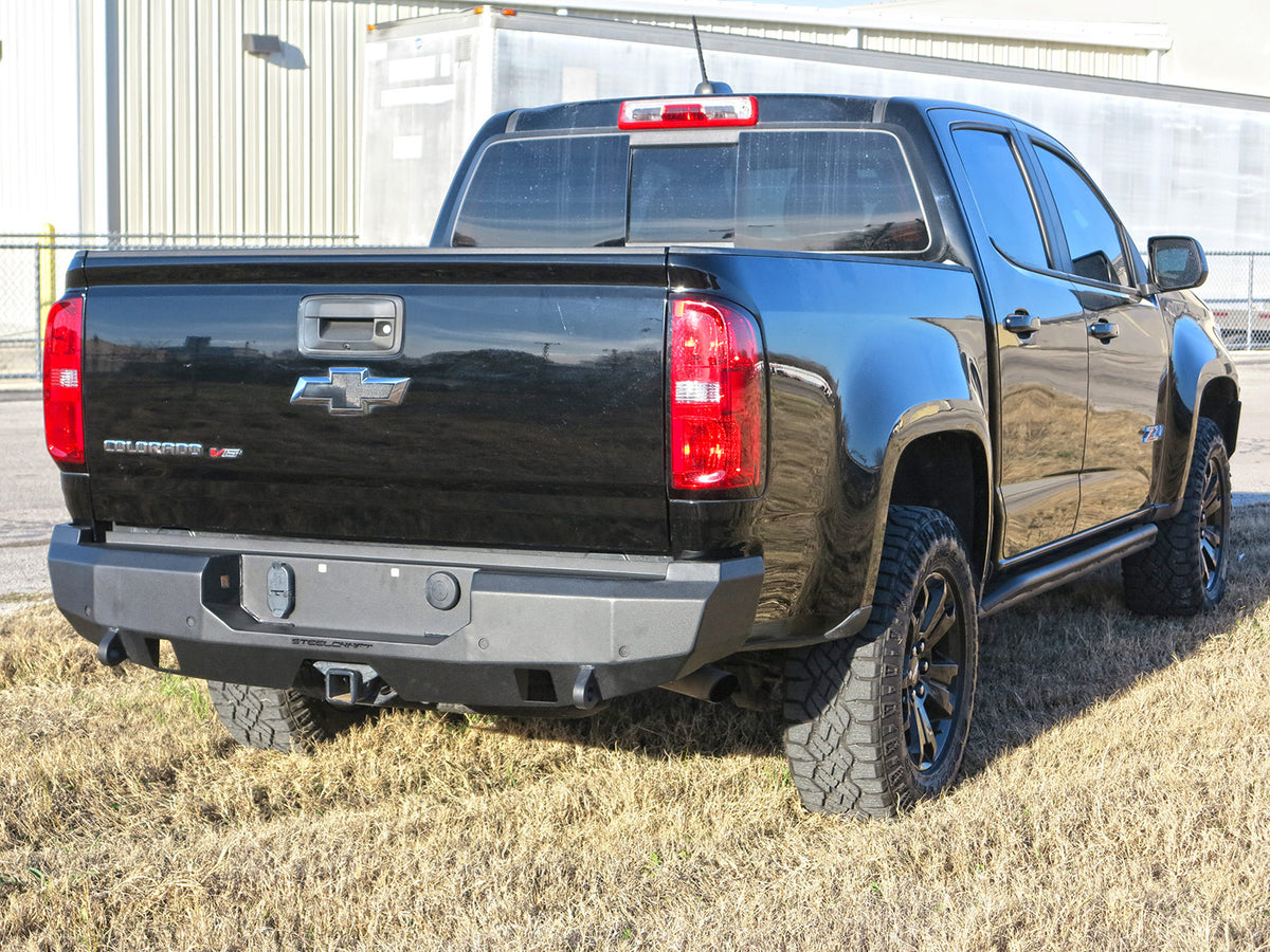 Steelcraft Fortis Rear Bumper - Textured Black - 2015-2022 Chevy Colorado/GMC Canyon (76-20450)