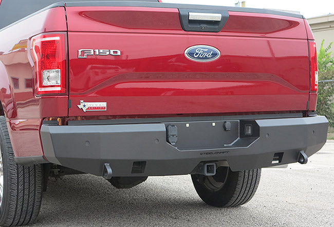 Steelcraft Fortis Rear Bumper - Textured Black - 2015-2025 Ford F150 (76-21420)