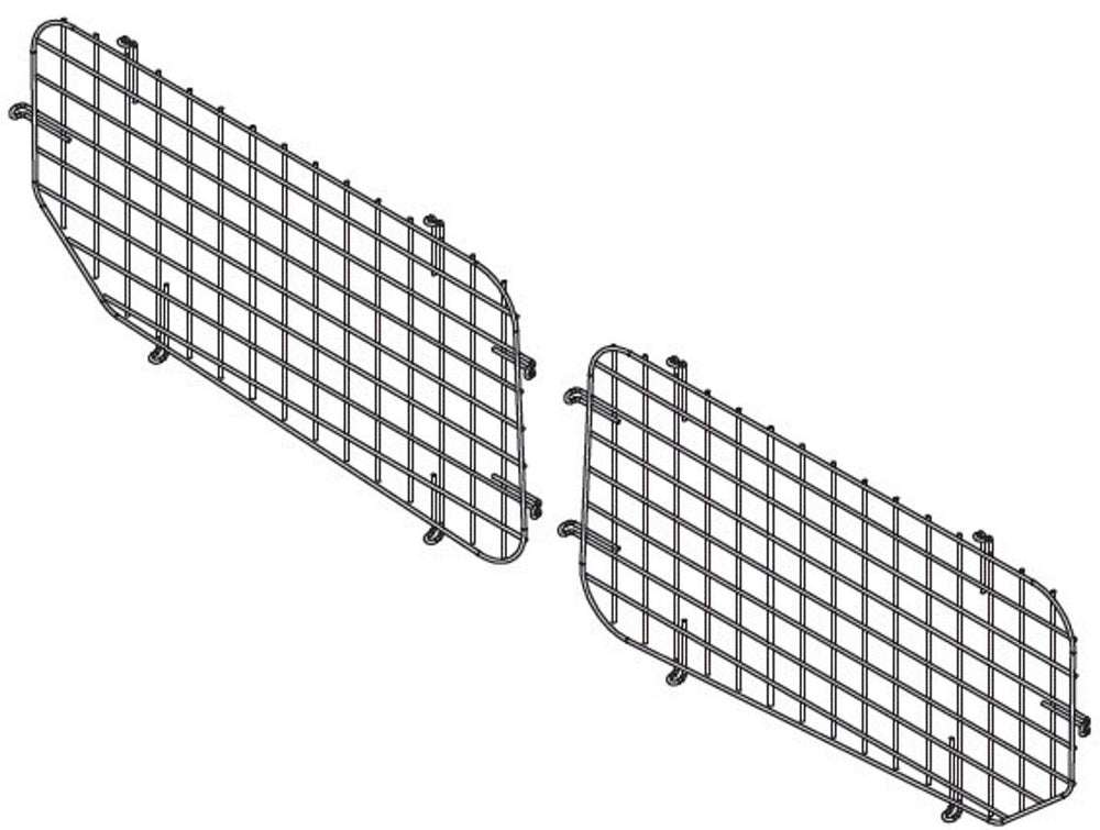 Weather Guard Van Window Screens for Ford Transit Connect 120 in Wheelbase Sliding Side Doors, Set of 2 (88055)