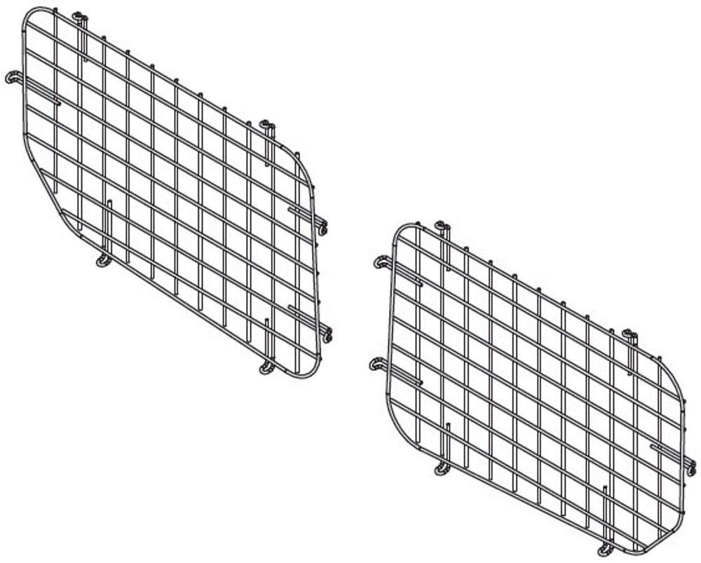 Weather Guard Van Window Screens for Ford Transit Connect 105 in Wheelbase Sliding Side Doors, Set of 2 (88056)