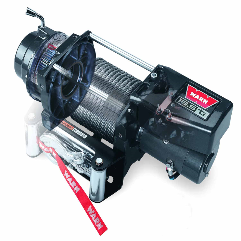 WARN 16.5ti Heavyweight Winch, 16,500 lb, Steel Rope (68801)