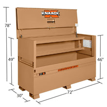 KNAACK 90-KL STORAGEMASTER 72 in Piano Box, 57.5 cu ft