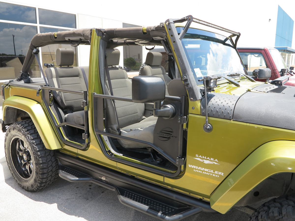 Steelcraft Front Doors - Fine Textured Black - 2014-2018 Jeep Wrangler JK (92200)