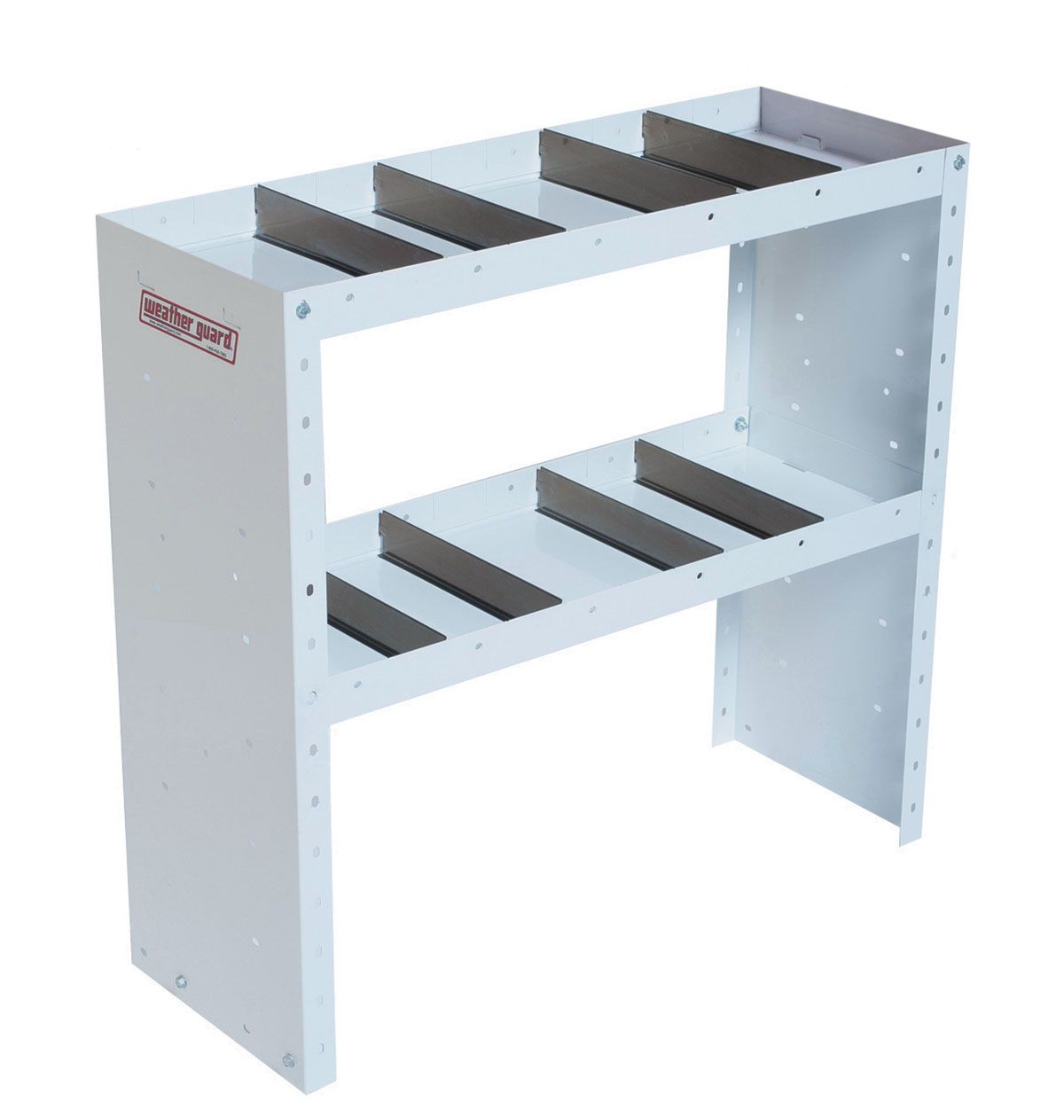 Weather Guard Heavy-Duty Adjustable 2-Shelf Van Shelving Unit, 34 x 36 x 13.5 in (9333-3-03)