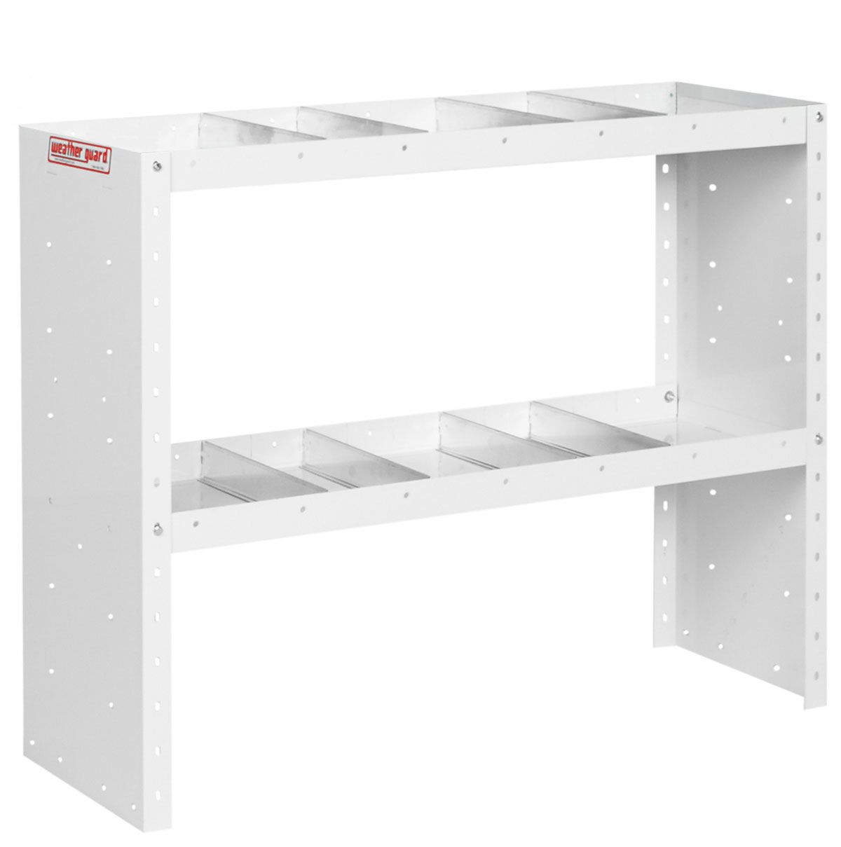 Weather Guard Heavy-Duty Adjustable 2-Shelf Van Shelving Unit, 34 x 42 x 13.5 in (9334-3-03)
