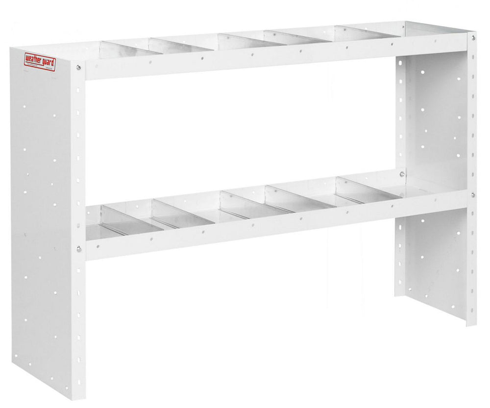 Weather Guard Heavy-Duty Adjustable 2-Shelf Van Shelving Unit, 34 x 52 x 13.5 in (9335-3-03)