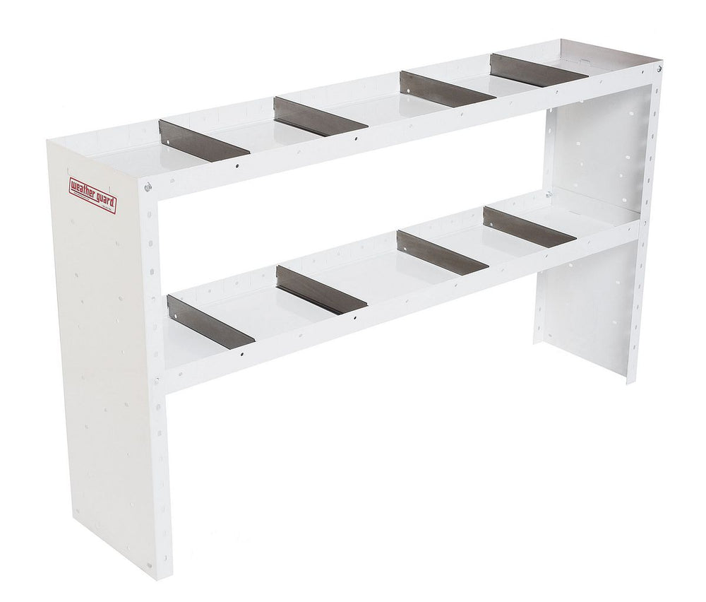 Weather Guard Heavy-Duty Adjustable 2-Shelf Van Shelving Unit, 34 x 60 x 13.5 in (9336-3-03)