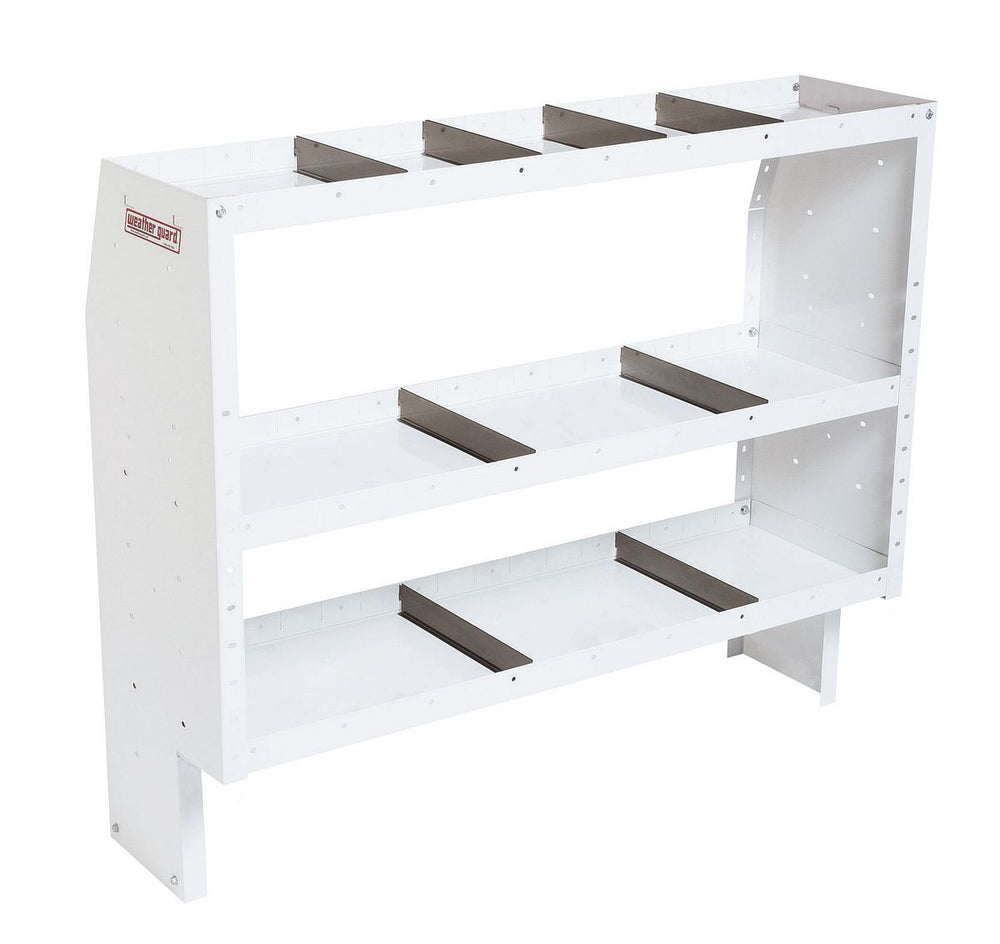 Weather Guard Heavy-Duty Adjustable 3-Shelf Van Shelving Unit, 44 x 52 x 16 in (9345-3-03)