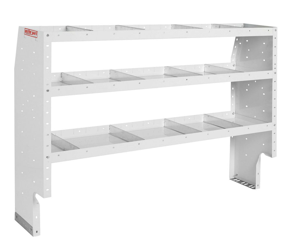 Weather Guard Heavy-Duty Adjustable 3-Shelf Van Shelving Unit, 44 x 60 x 16 in (9346-3-03)