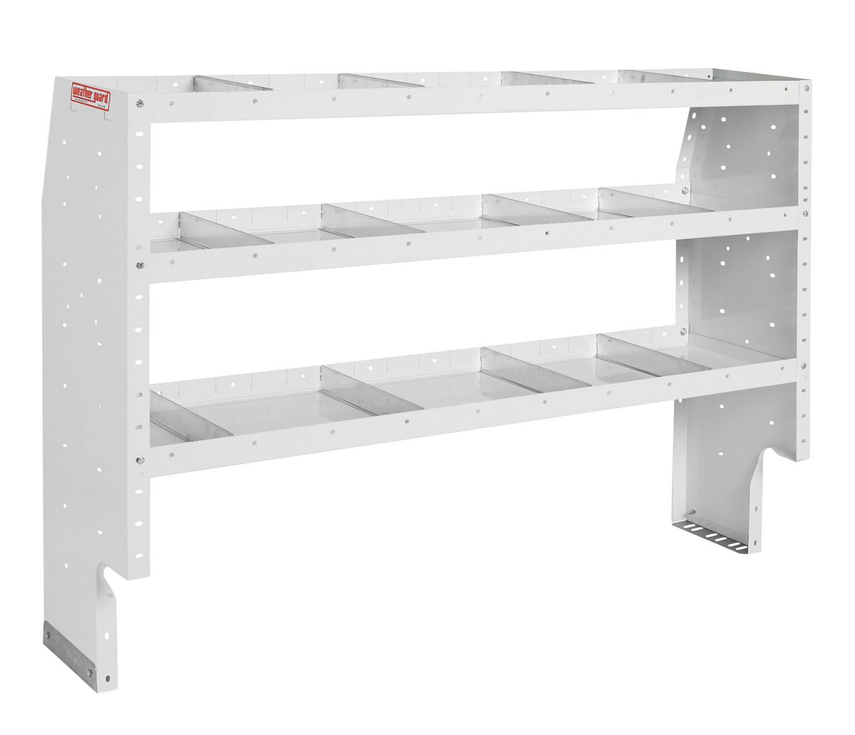 Weather Guard Heavy-Duty Adjustable 3-Shelf Van Shelving Unit, 44 x 60 x 16 in (9346-3-03)