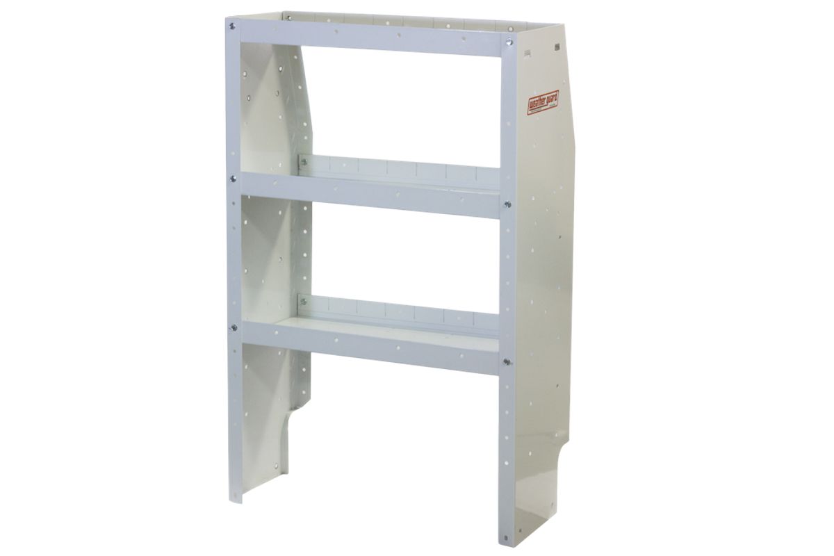 Weather Guard Adjustable 3-Shelf Van Shelving Unit, 44 x 28 x 13.5 in (9352-3-03)