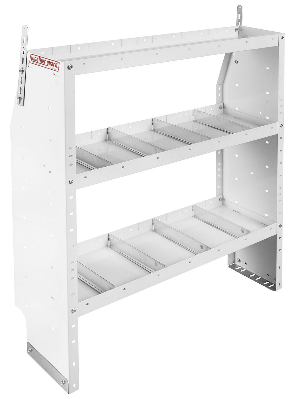 Weather Guard Adjustable 3-Shelf Van Shelving Unit, 44 x 42 x 13.5 in (9354-3-03)