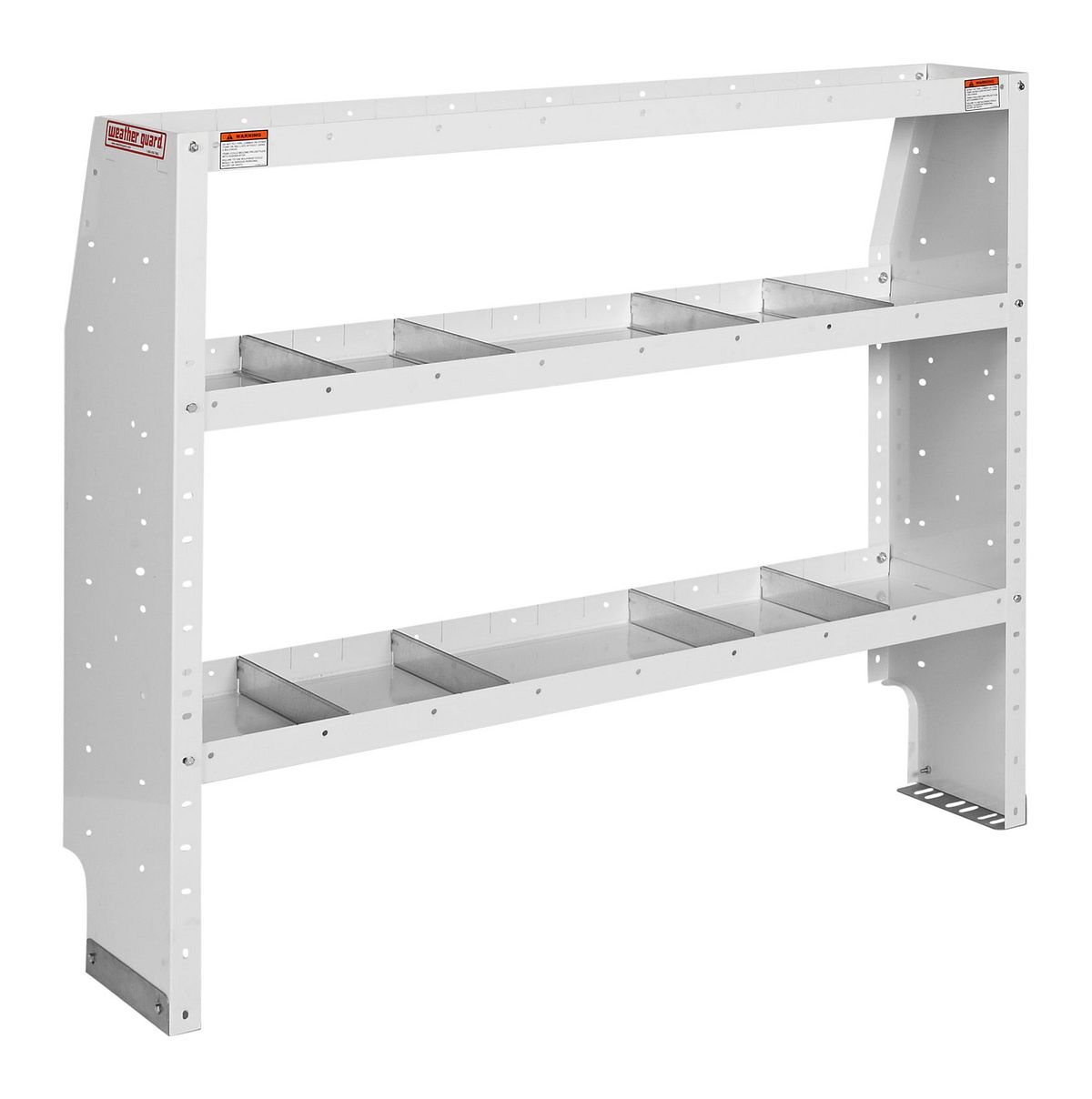 Weather Guard Adjustable 3-Shelf Van Shelving Unit, 44 x 52 x 13.5 in (9355-3-03)