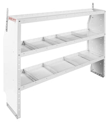 Weather Guard Adjustable 3-Shelf Van Shelving Unit, 44 x 60 x 13.5 in (9356-3-03)