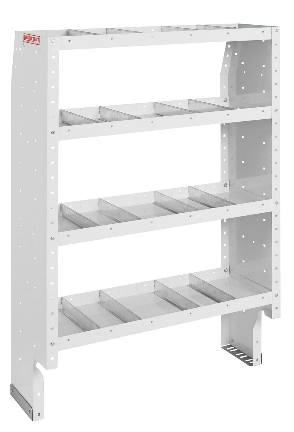 Weather Guard Heavy-Duty Adjustable 4-Shelf Van Shelving Unit, 60 x 36 x 16 in (9363-3-03)