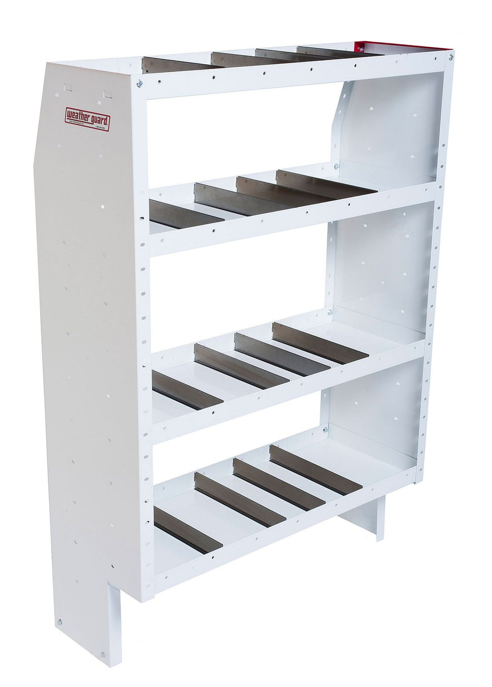 Weather Guard Heavy-Duty Adjustable 4-Shelf Van Shelving Unit, 60 x 42 x 16 in (9364-3-03)