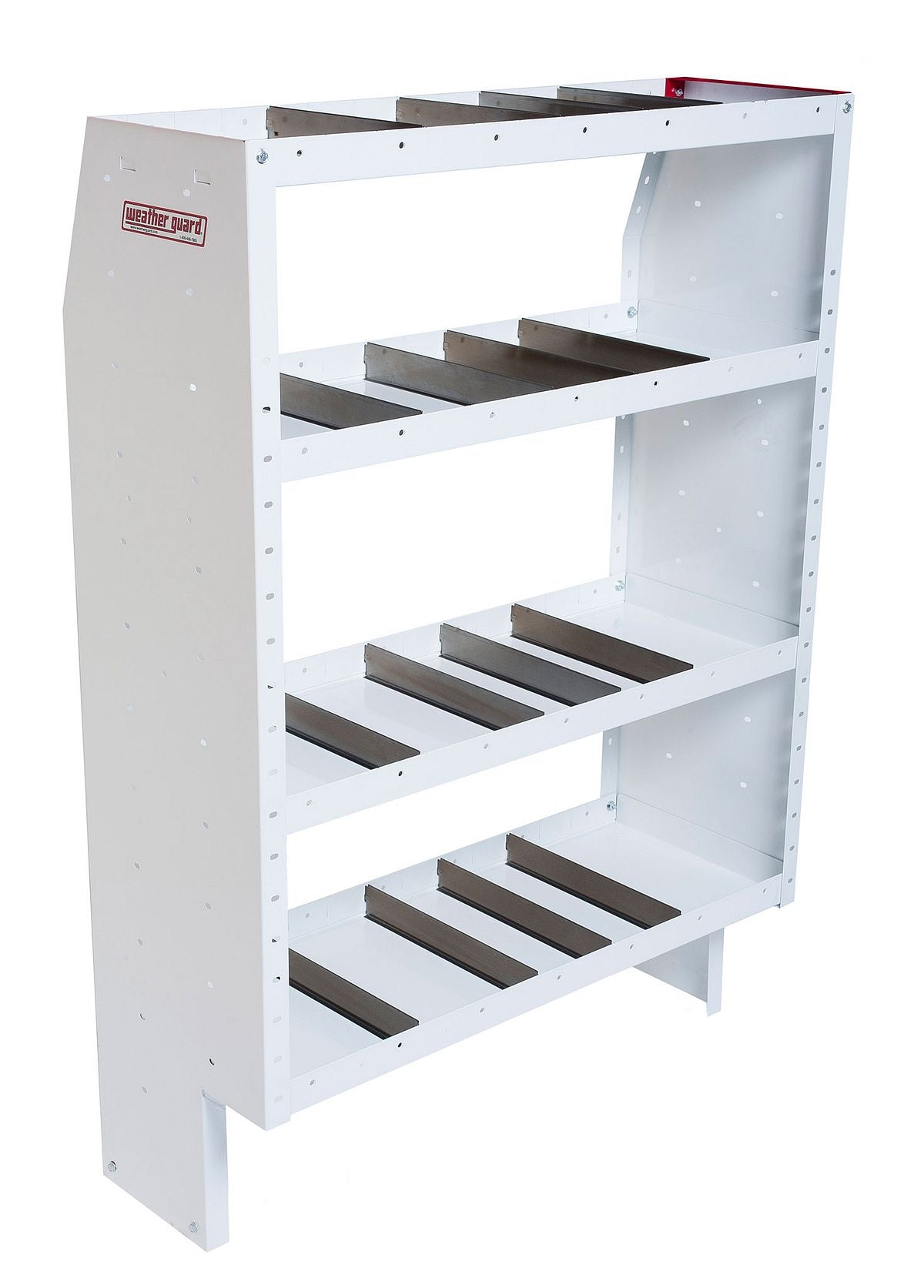 Weather Guard Heavy-Duty Adjustable 4-Shelf Van Shelving Unit, 60 x 42 x 16 in (9364-3-03)