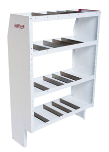 Weather Guard Heavy-Duty Adjustable 4-Shelf Van Shelving Unit, 60 x 42 x 16 in (9364-3-03)