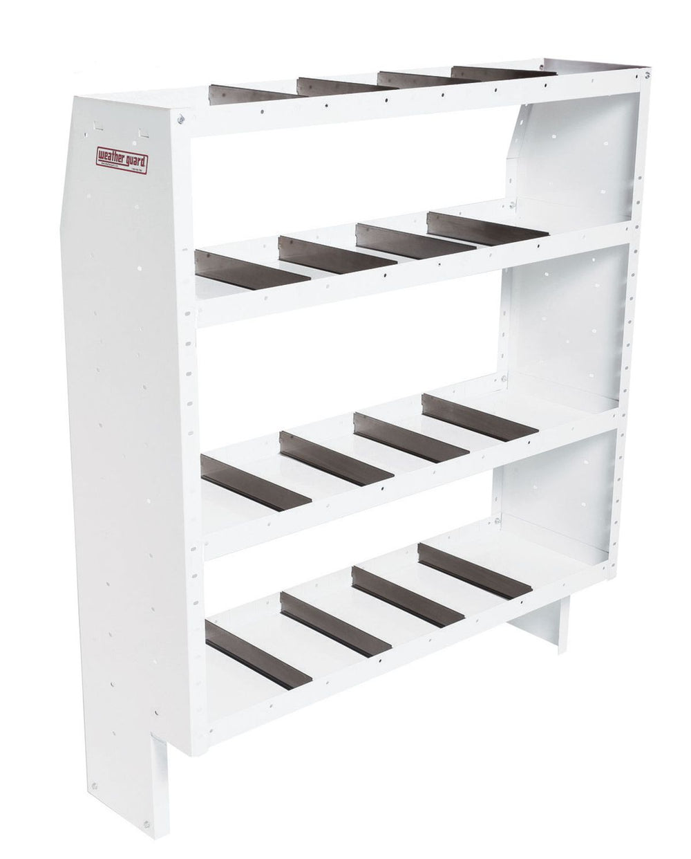 Weather Guard Heavy-Duty Adjustable 4-Shelf Van Shelving Unit, 60 x 52 x 16 in (9365-3-03)