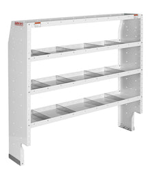 Weather Guard Heavy-Duty Adjustable 4-Shelf Van Shelving Unit, 60 x 60 x 16 in (9366-3-03)
